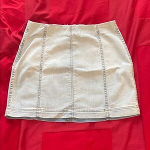 Wild Fable Light Blue Mini Skirt